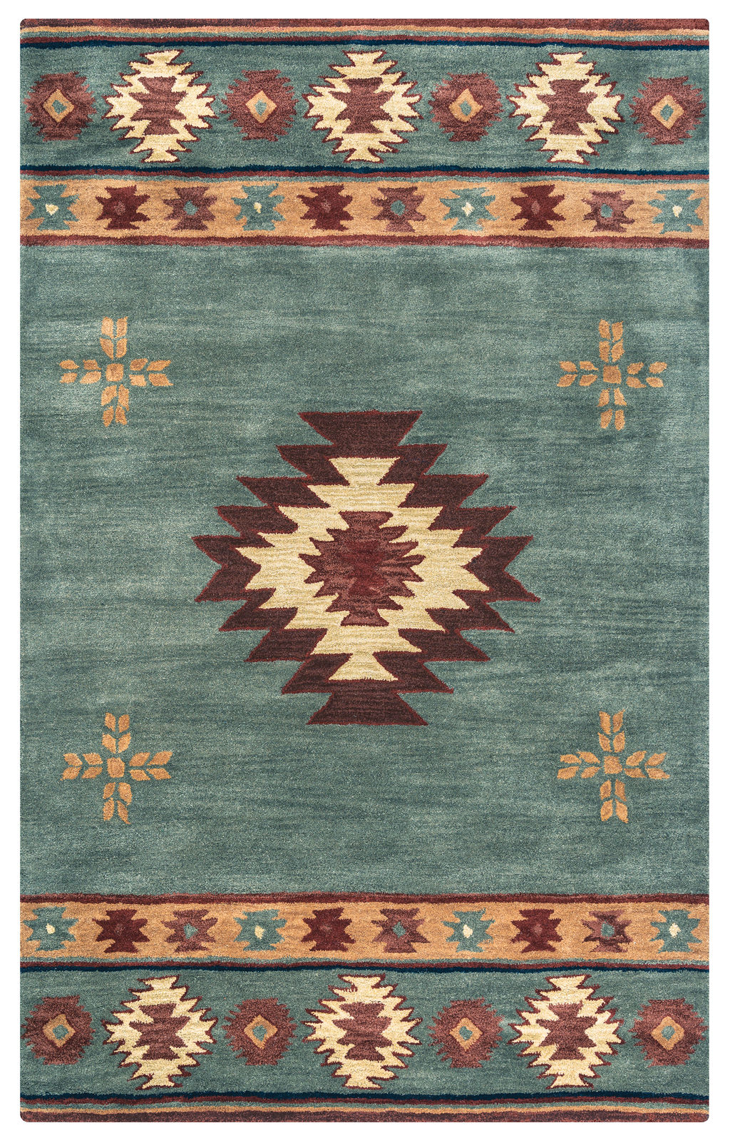 Southwest Gray 8’ X 10’ Hand-Tufted Rug