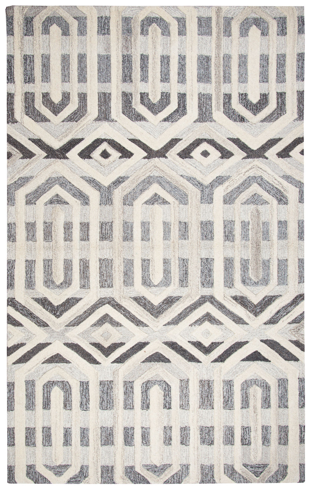 Preview image for Suffolk Gray 5’ X 8’ Hand-Tufted Rug
