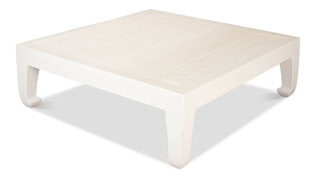 Classic Chinese Coffee Table White