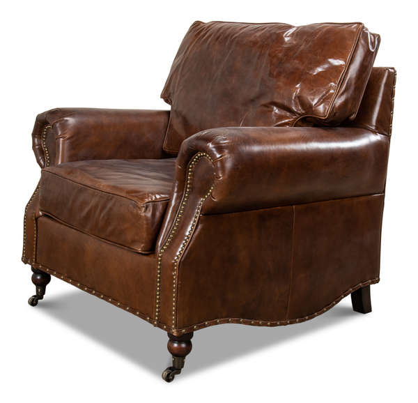 Sarreid Papa's Leather Chair
