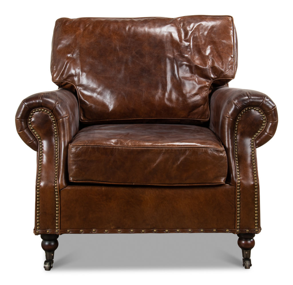 Sarreid Papa's Leather Chair