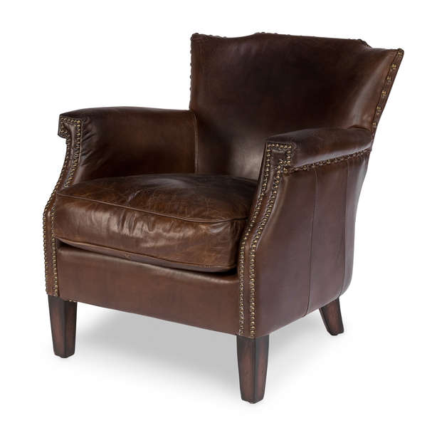 Sarreid Topeka Leather Chair