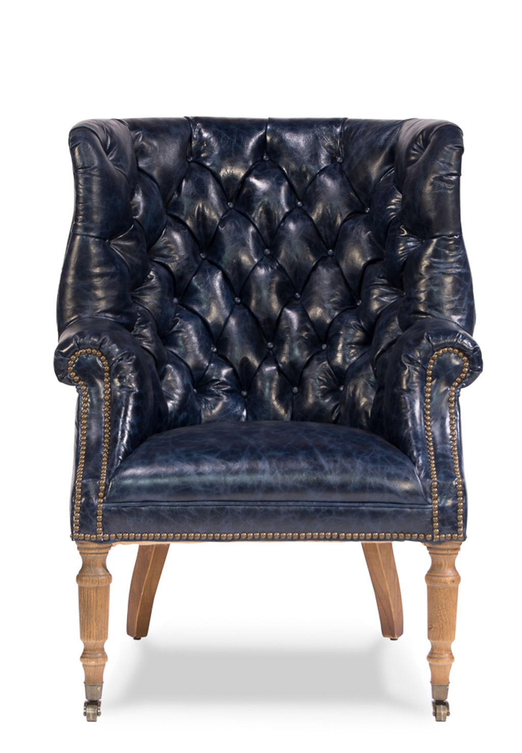 Welsh Blue Leather Chair