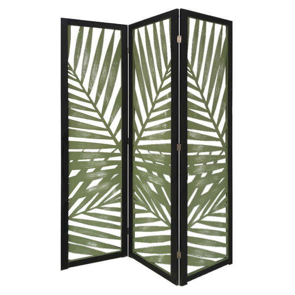 3 Panel Papete Screen, Green