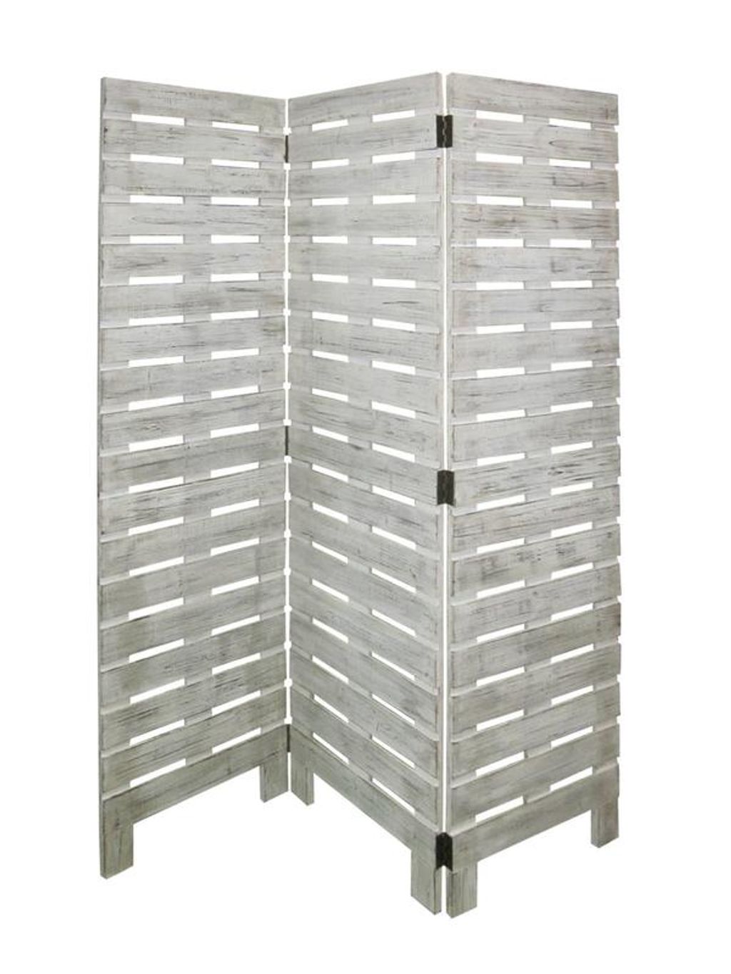 Room Separator Screen, Weathered White