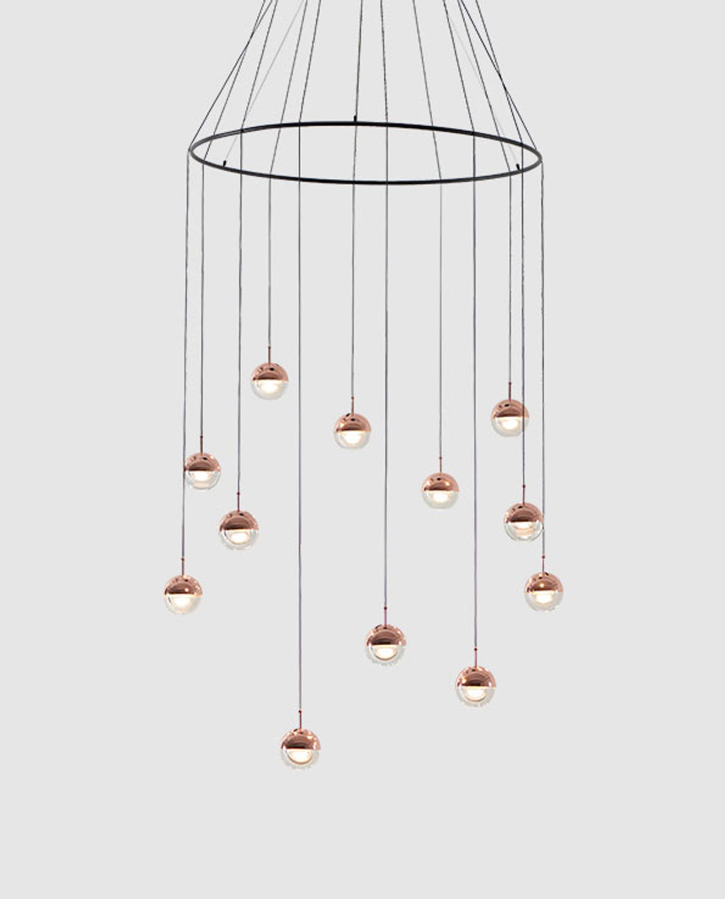 Dora Pendant 12 With Ring, Brass