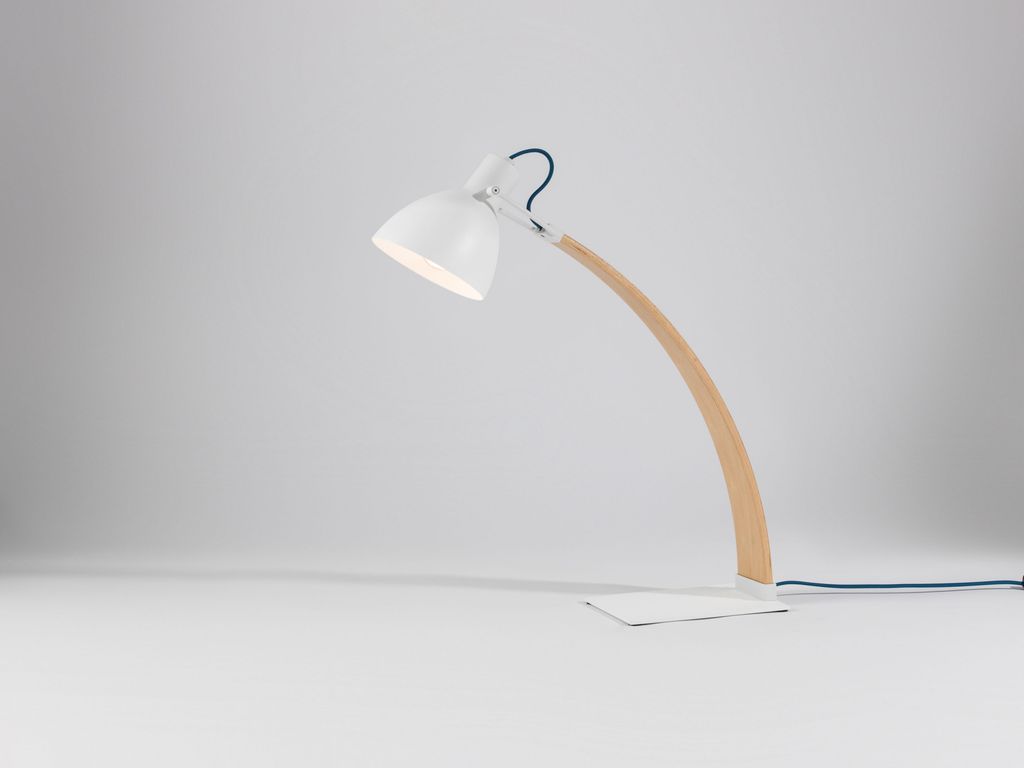 Preview image for Laito Wood Table Lamp, White