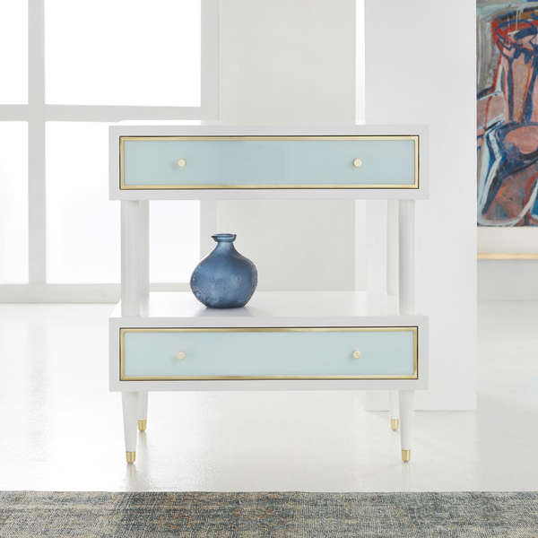 Somerset Bay Seaglass Two Tier Nightstand