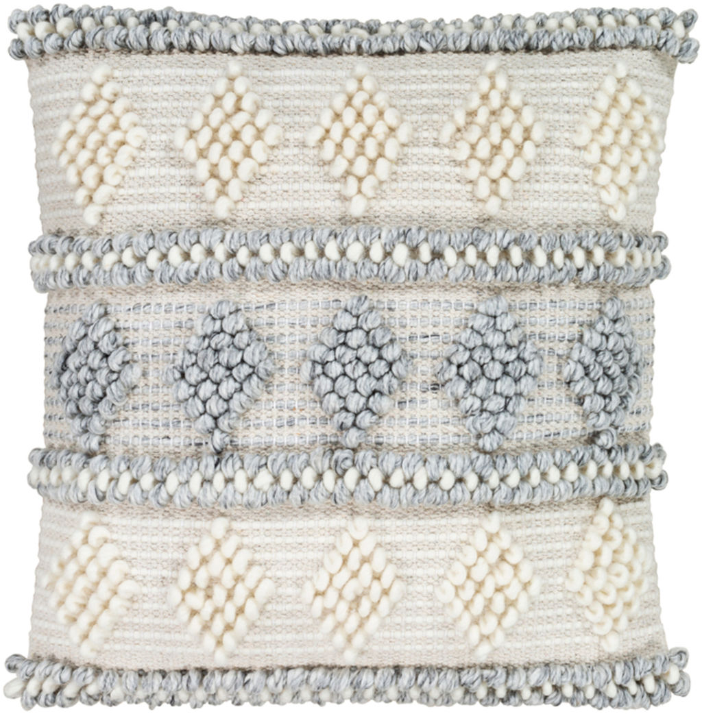Anders 22" X 22" Pillow Kit, Cream