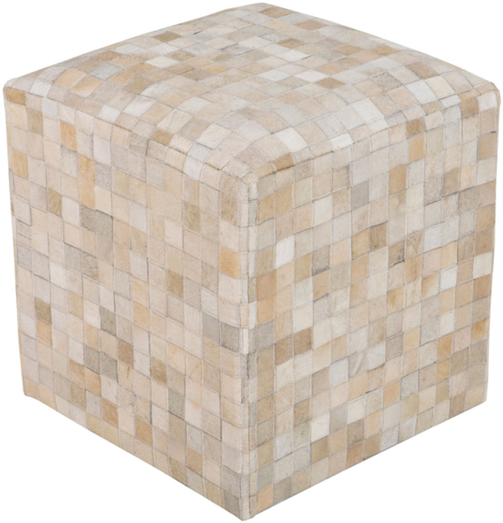 Preview image for Appalachian 18" X 18" X 18" Pouf, Cream