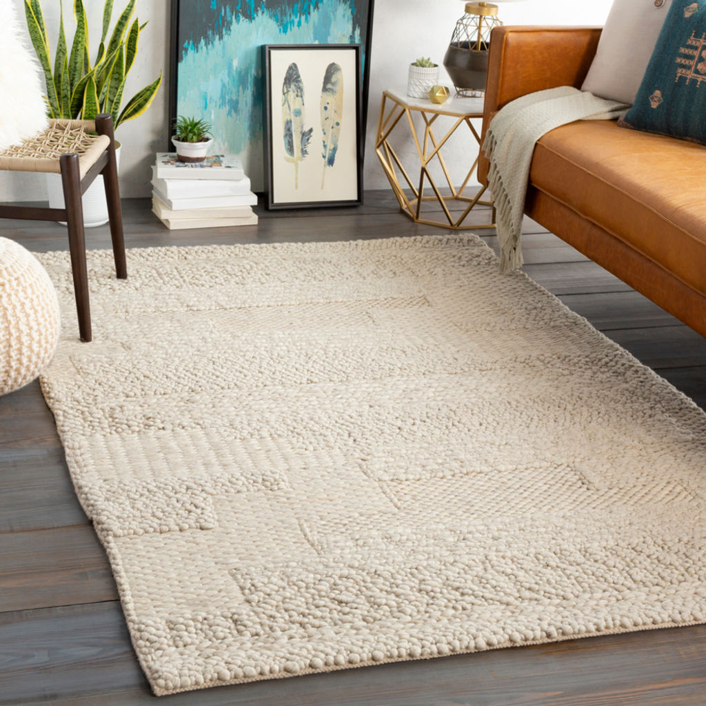 Preview image for Chunky Wool Rug 8' X 10', Ivory