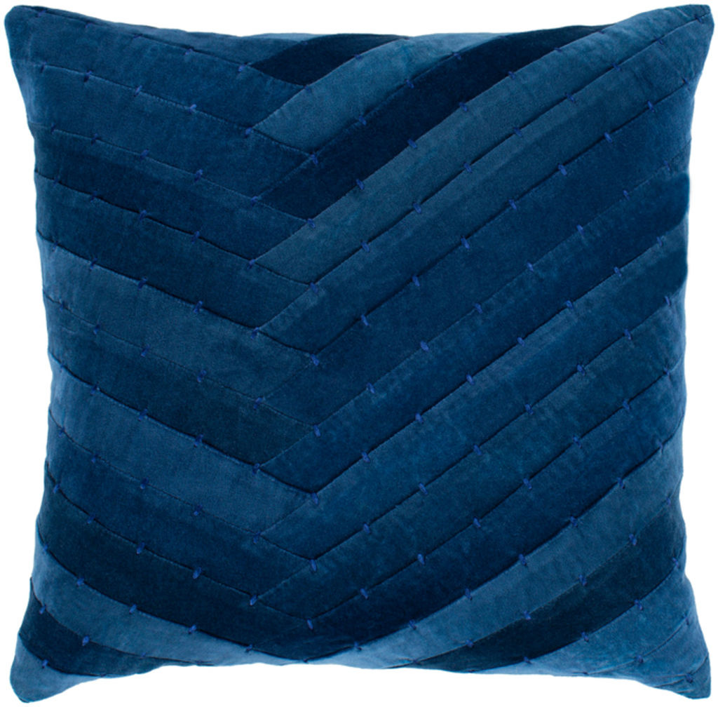 Preview image for Ariana 22" X 22" Pillow Kit, Navy (Down Insert + Cover)