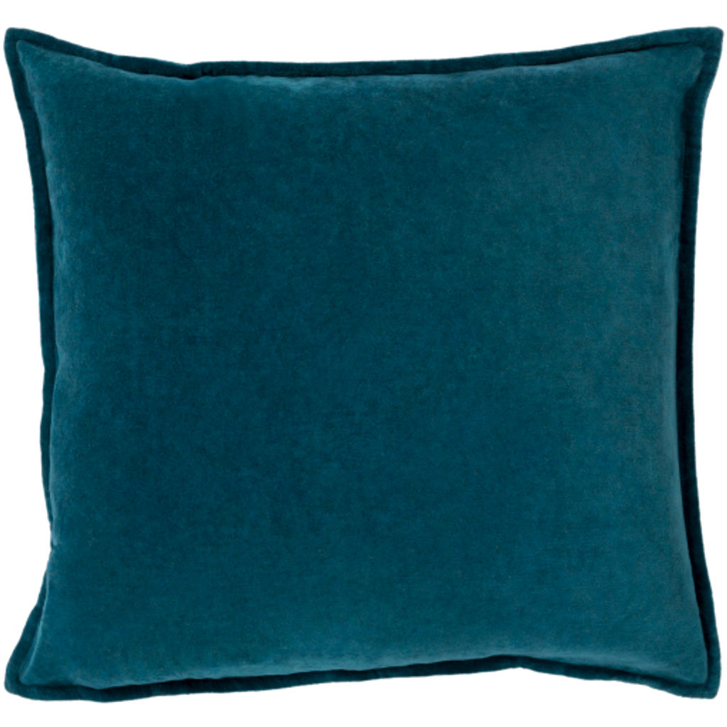 Cotton Velvet 20" X 20" Pllow Shell With Polyester Insert
