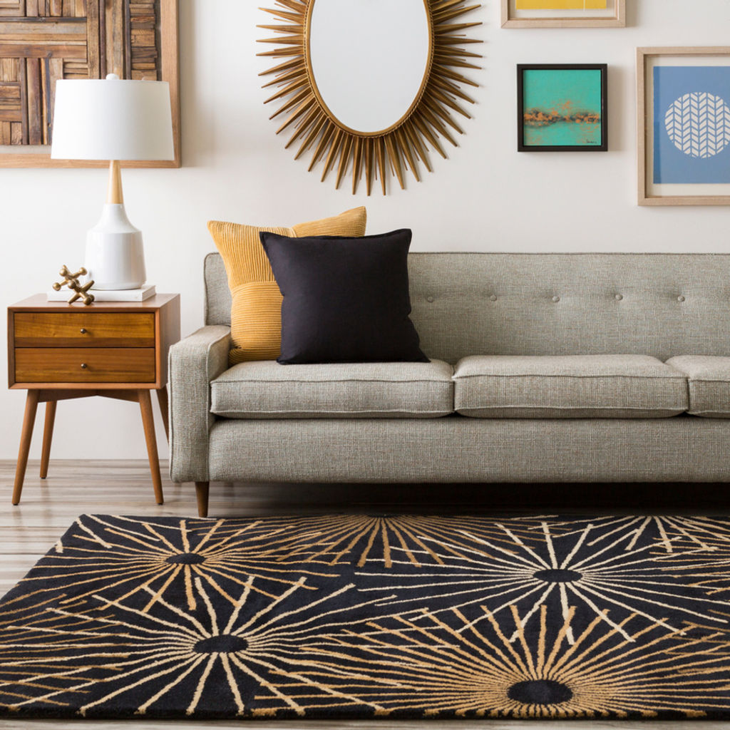 Preview image for Forum 6' Round Rug, Black