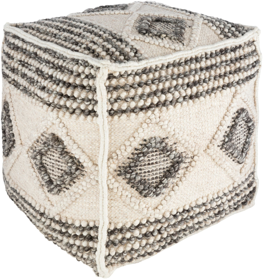 Preview image for Hygge 18" X 18" X 18" Pouf, Charcoal