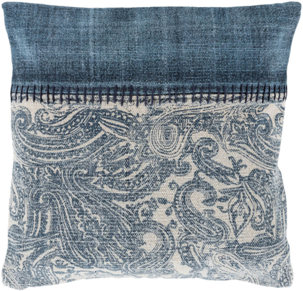 Preview image for Lola 20" X 20" Pillow Kit, Navy (Polyester Insert + Cover)
