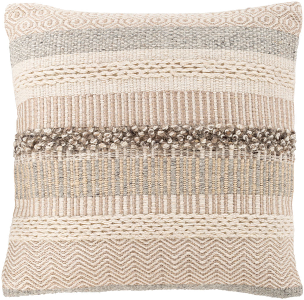 Lorens 20" X 20" Pillow Kit, Cream