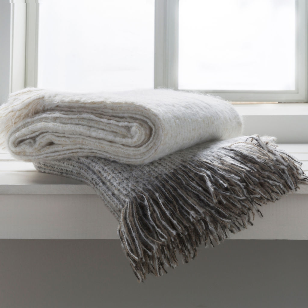 Madurai 50" X 60" Throw, Taupe
