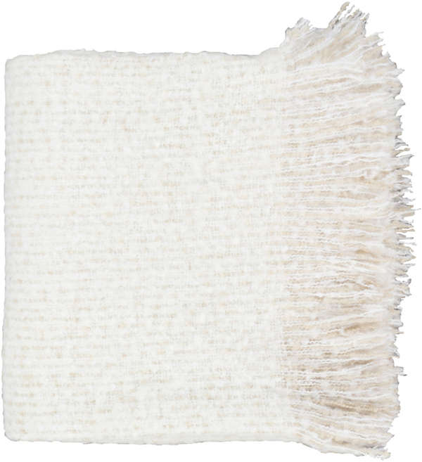 Madurai 50" X 60" Throw, White