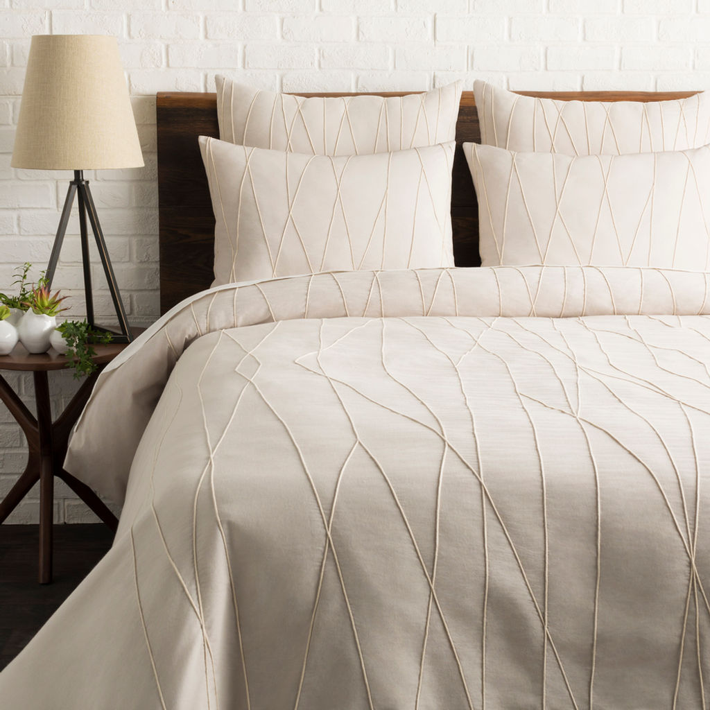 Preview image for Mio 92"L X 108"W, 20"L X 36"W Bedding, Light Gray