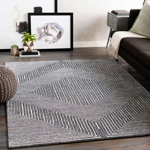 Nepali 7'10" X 10'3" Rug, Medium Gray