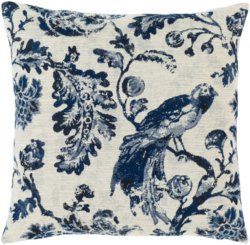 Sanya Bay 20" X 20" Pillow Kit, Bright Blue (Polyester Insert + Cover)