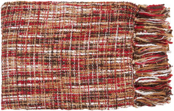 Tabitha 50&quot; X 60&quot; Throw, Bright Red