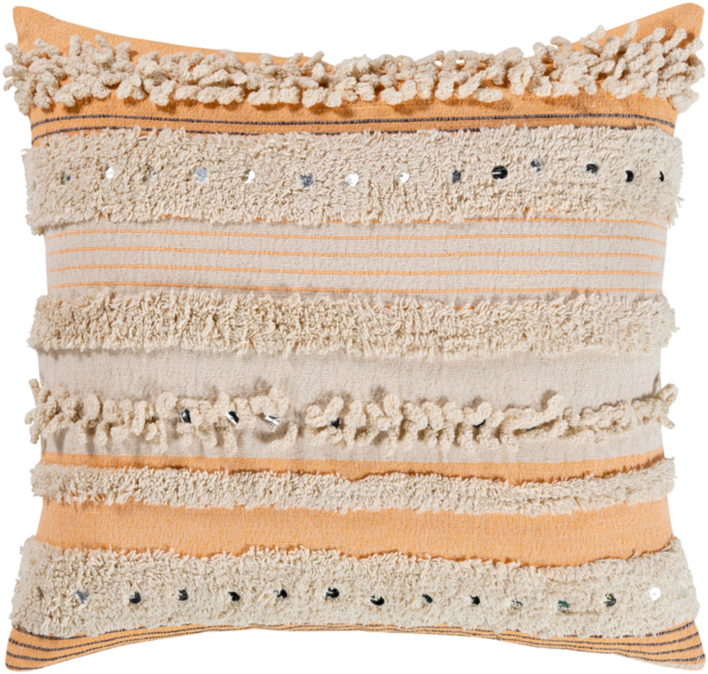 Preview image for Temara 22" X 22" Pillow Kit, Beige (Down Insert + Cover)