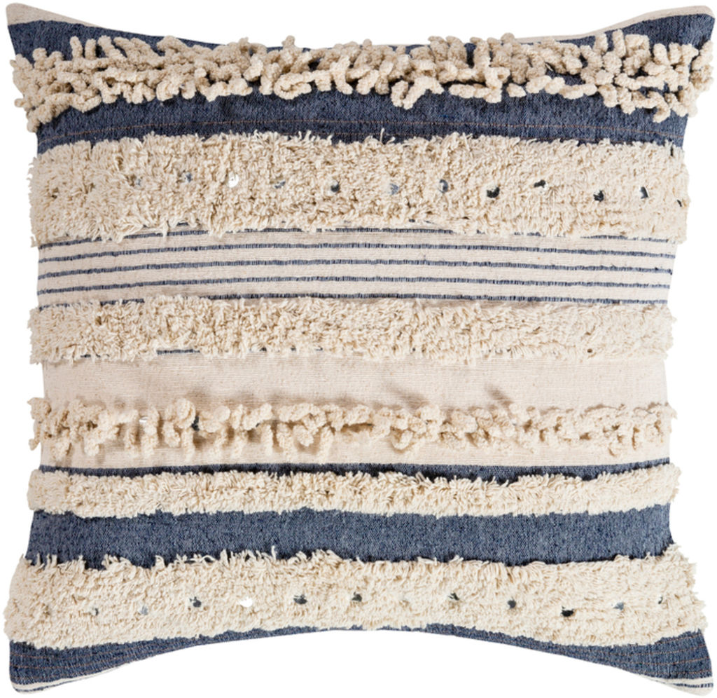 Preview image for Temara 22" X 22" Pillow Kit, Beige (Down Insert + Cover)