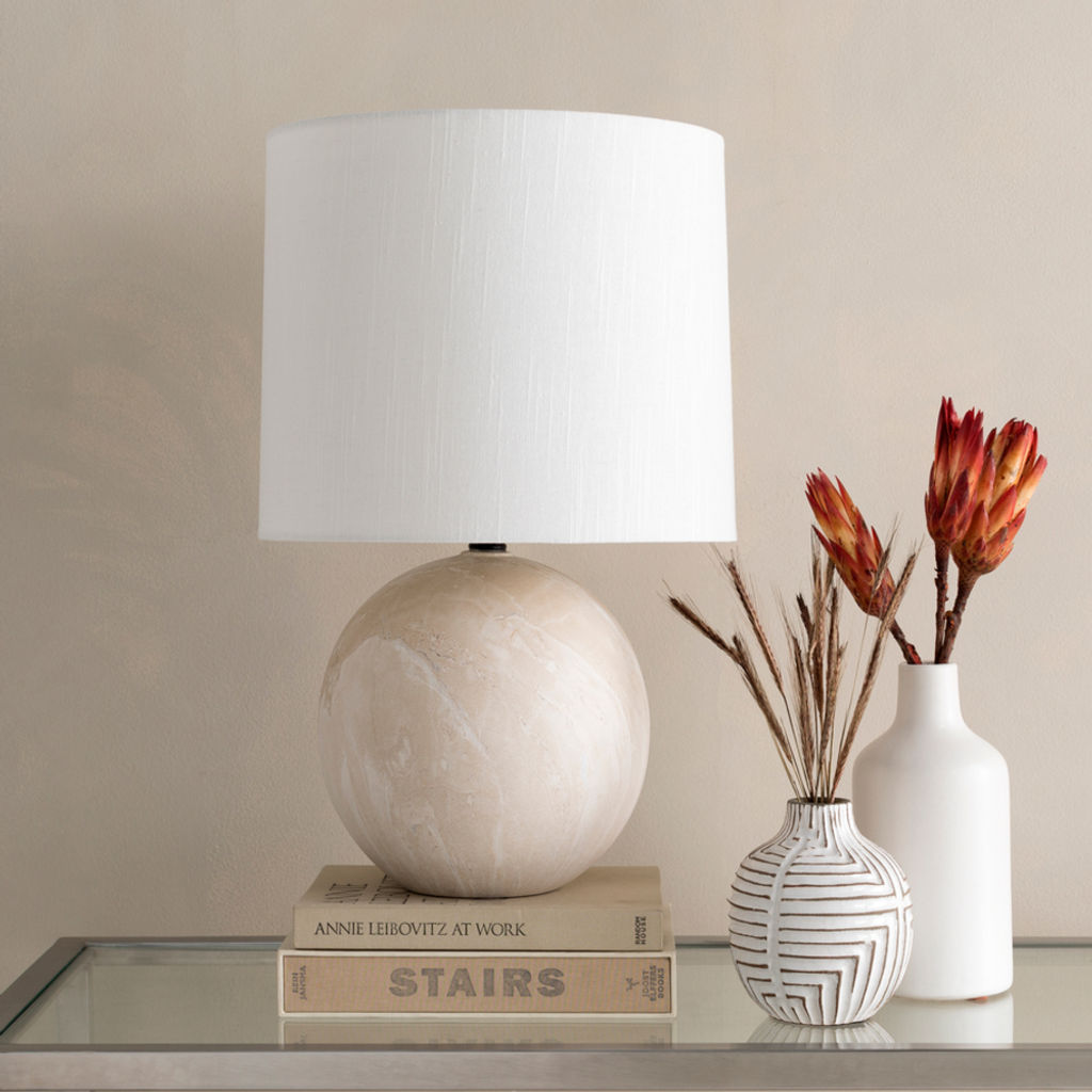 Vogel 21.5"H X 13"W X 13"D Lighting, Cream