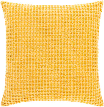 Waffle 20&quot; X 20&quot; Bright Yellow Pillow Kit