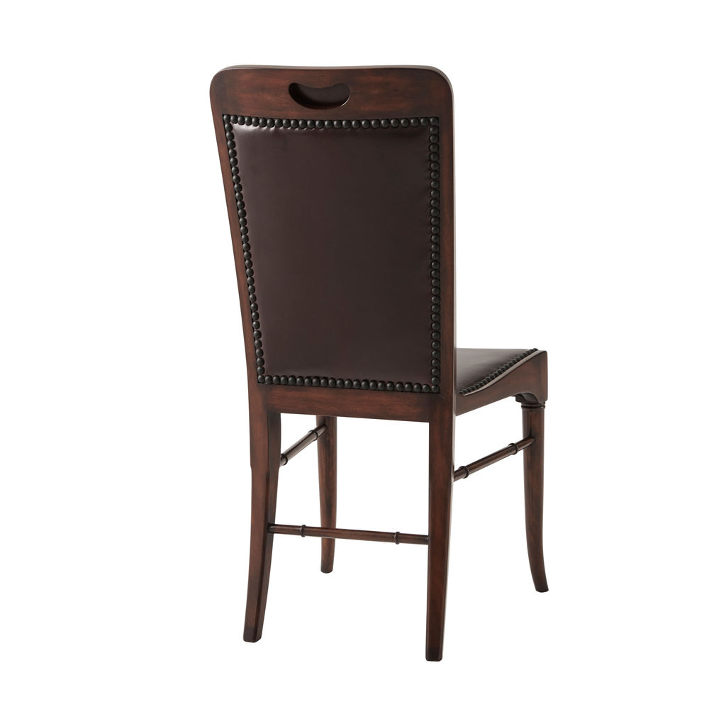 Leather Sling Dining Chair