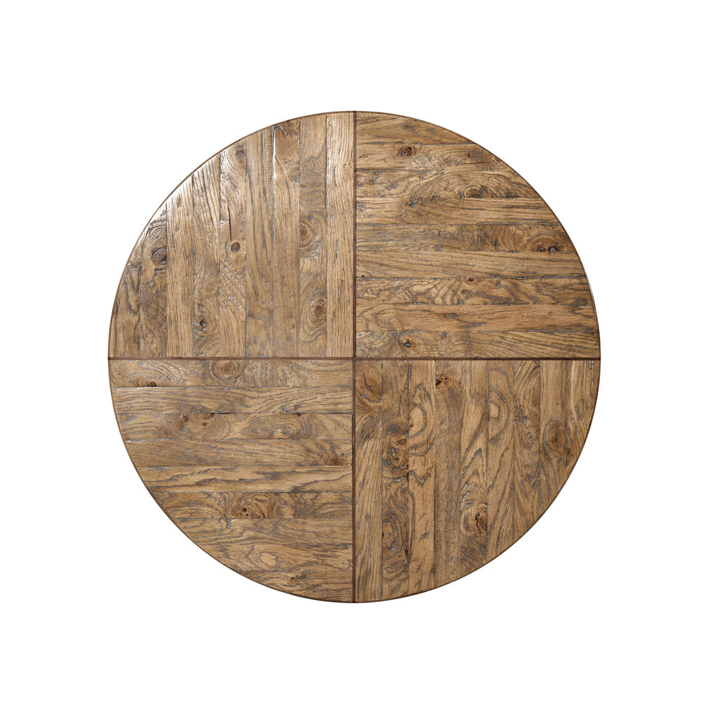 Echo Oak Side Table (28"D)