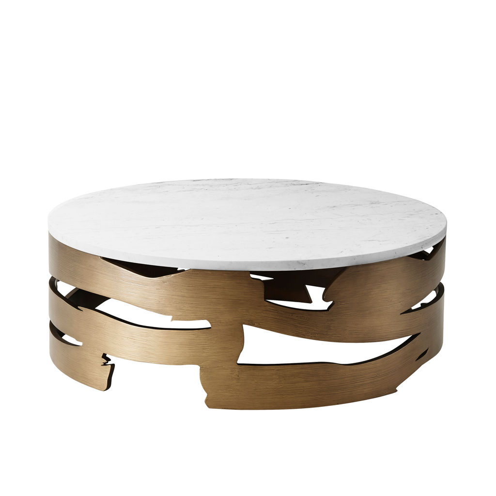 Theodore Alexander Washi Round Cocktail Table