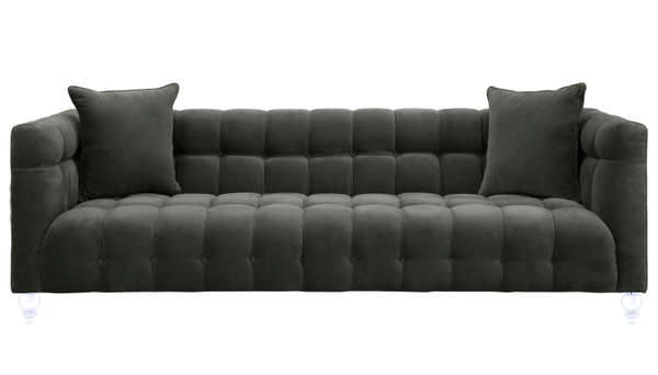 Grey Velvet Sofa
