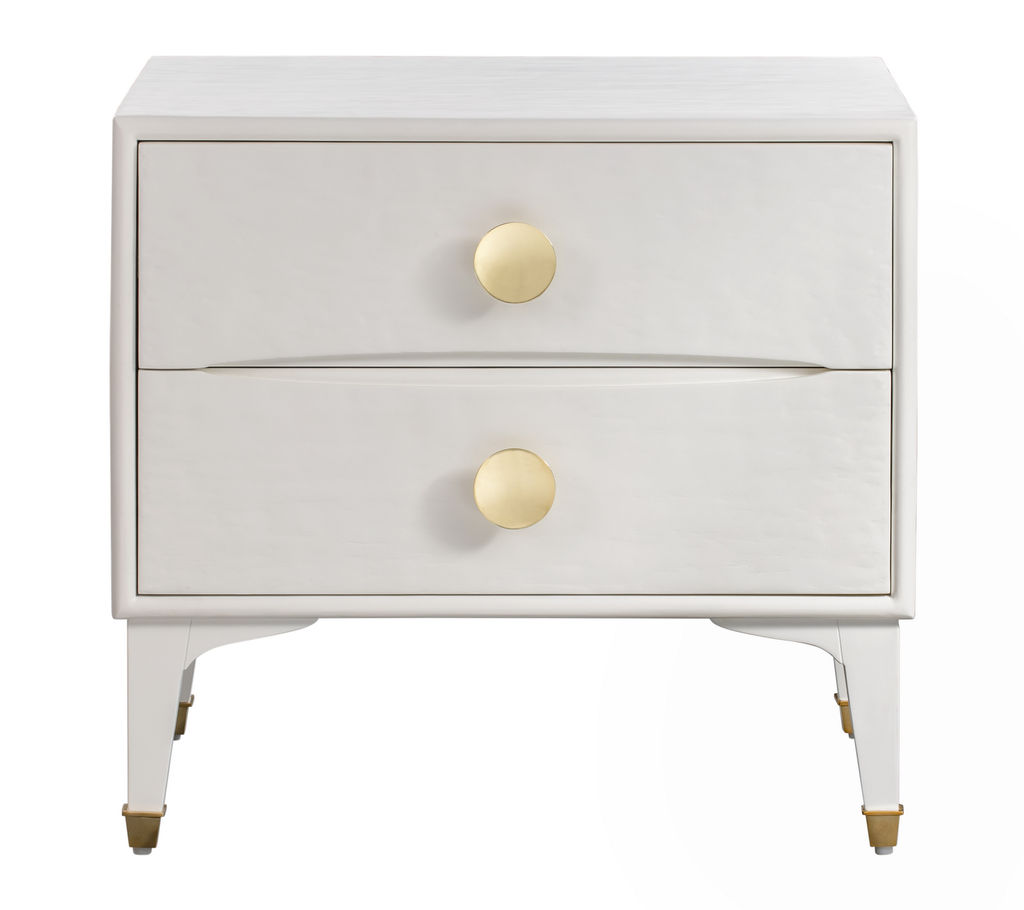 White Statement Nightstand