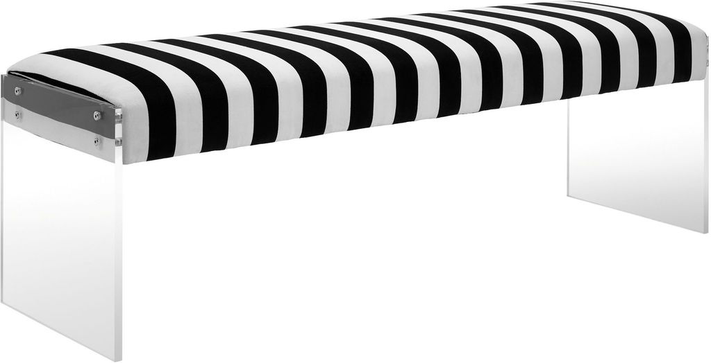 Preview image for Envy Paris Velvet/Acrylic Bench