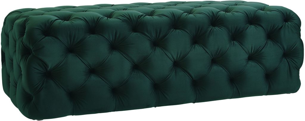 Preview image for Kaylee Green Velvet Ottoman