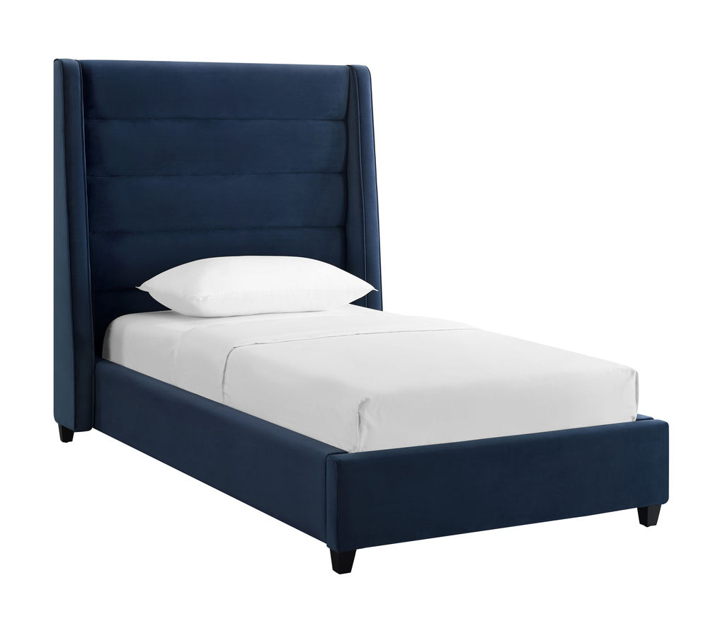 Preview image for Koah Navy Velvet Bed In Twin