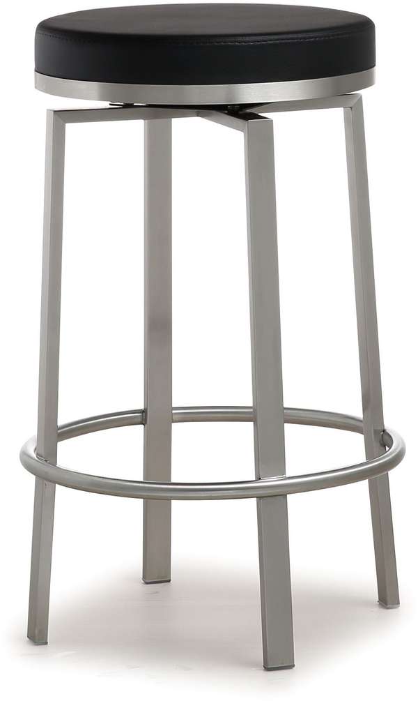 Pratt Black Swivel Counter Stool - Set Of 2