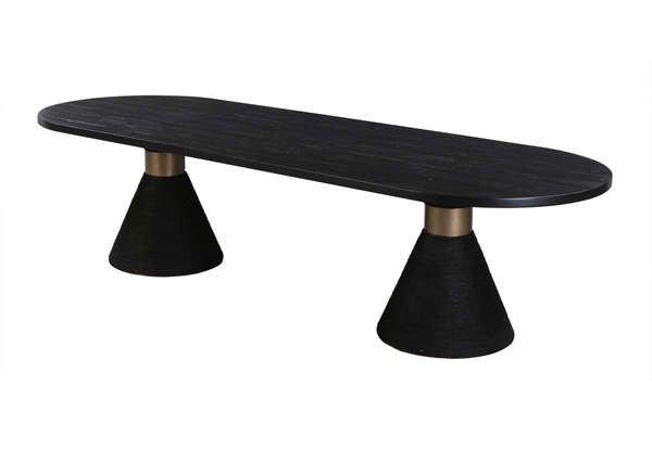 TOV Furniture Rishi Black Rope Table