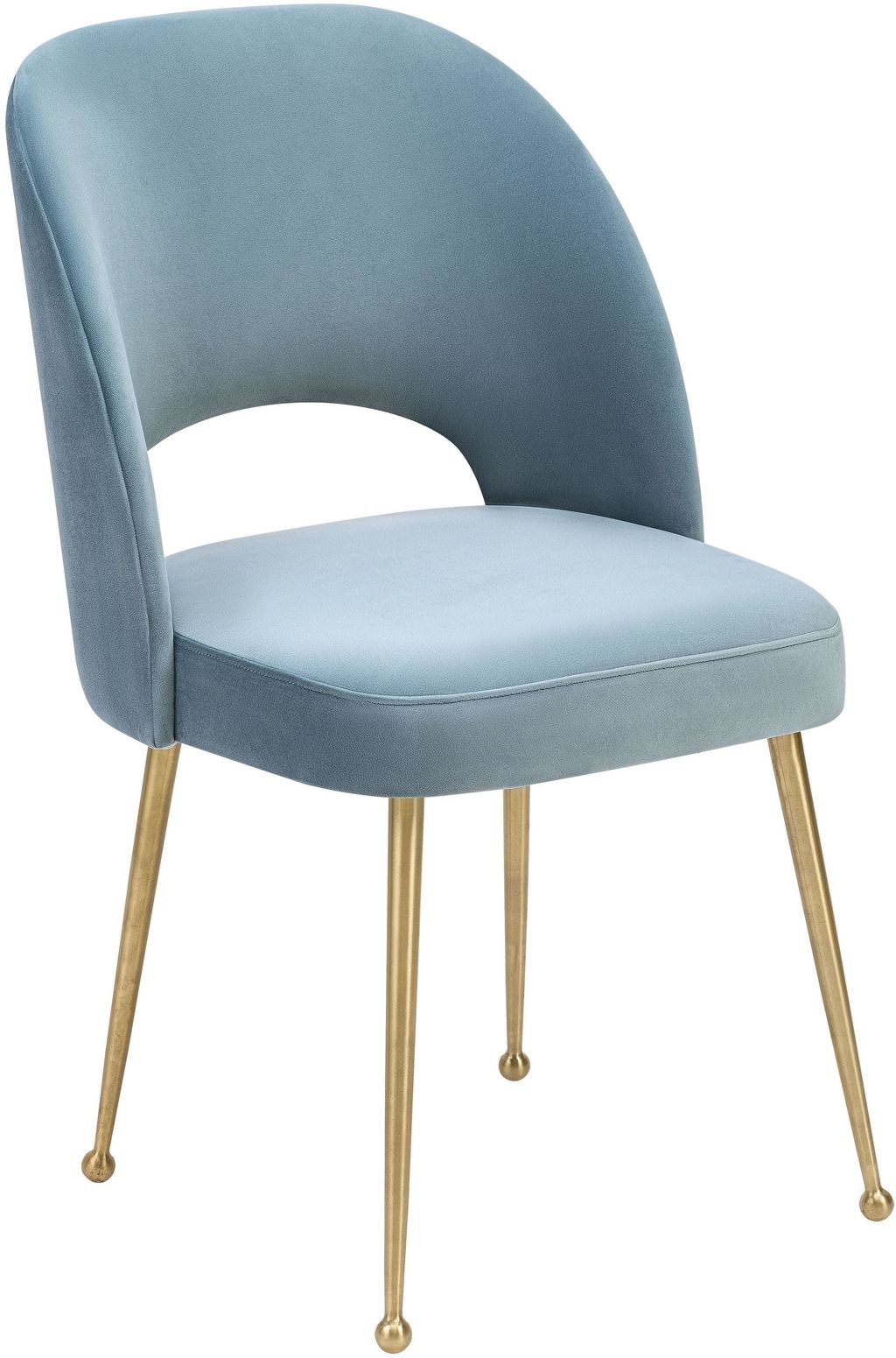 Preview image for Swell Sea Blue Velvet Chair