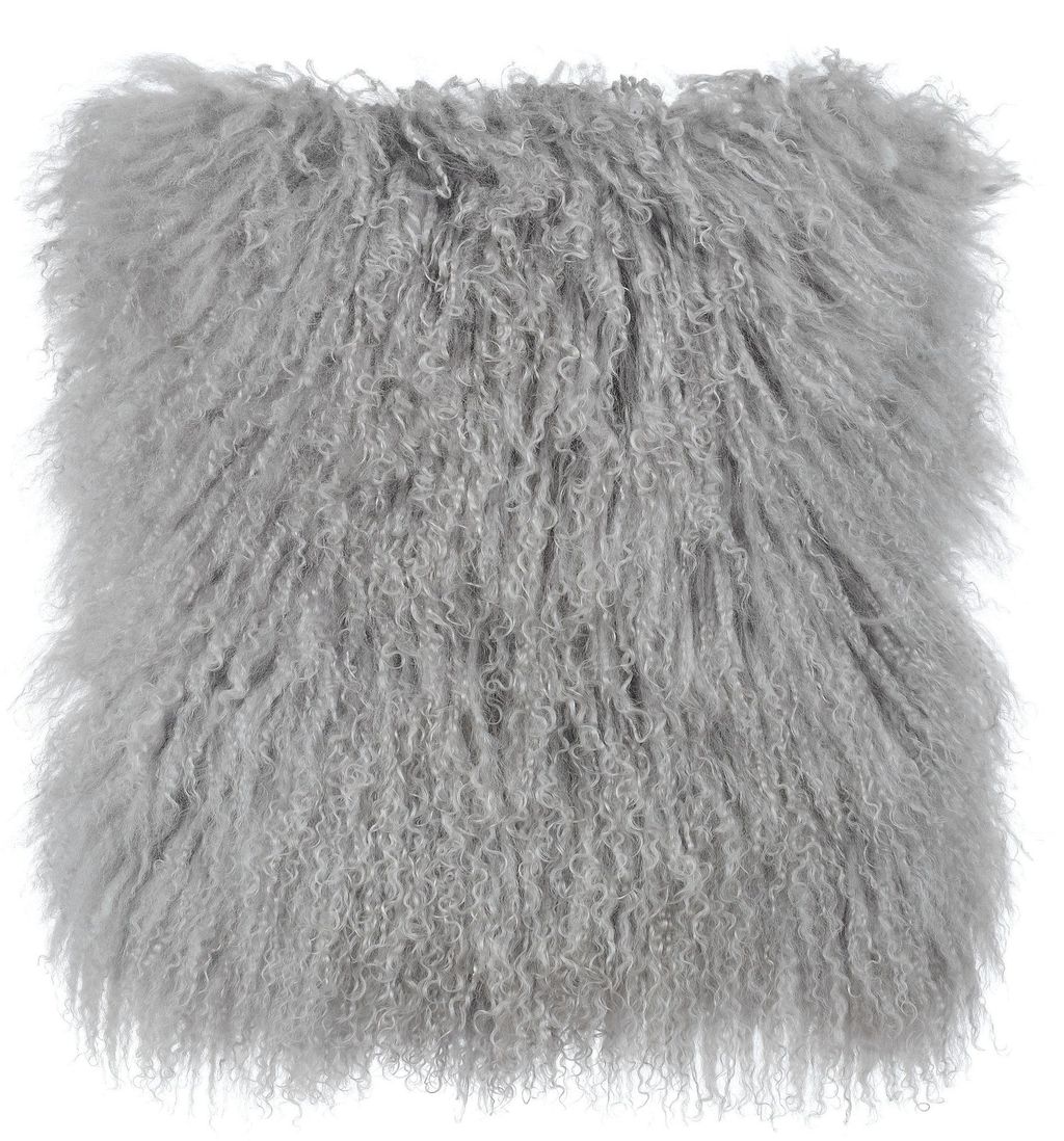 Tibetan Sheep Grey Pillow
