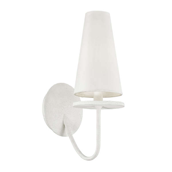 White 1 Light Wall Sconce