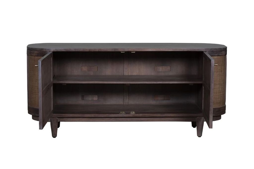 Canggu 68" Media Stand - Grey