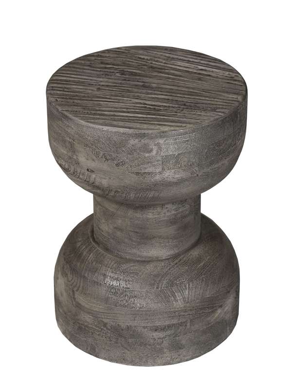 Hewn Side Table Small - Grey