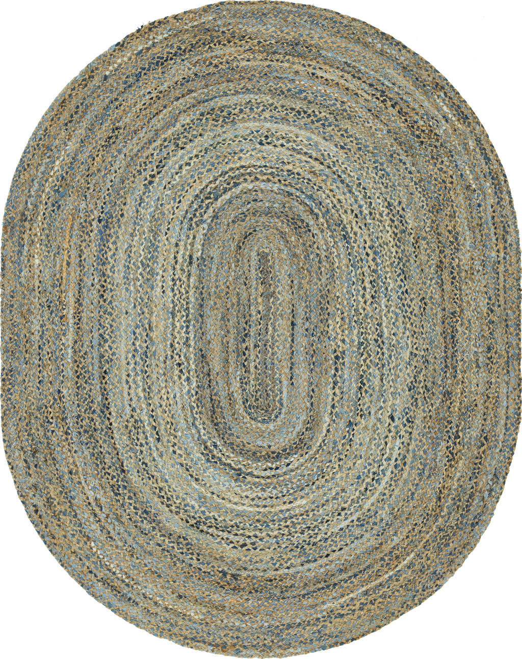 Preview image for Unique Loom Crossed Braided Chindi Rug, 8' 0 X 10' 0