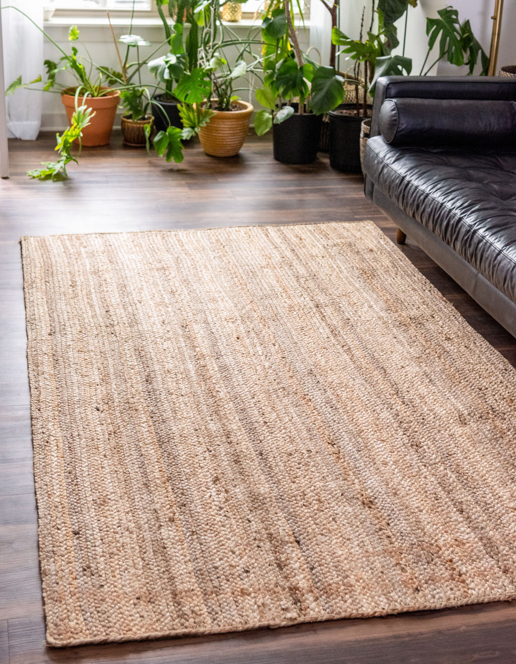 Unique Loom Dhaka Braided Jute Rug, 8' 0 X 10' 0
