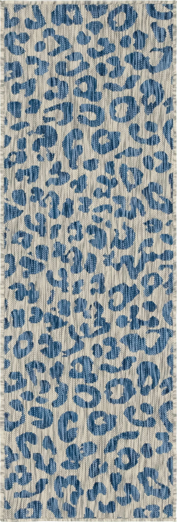 Unique Loom Outdoor Leopard Rug, 2' 0 X 6' 0