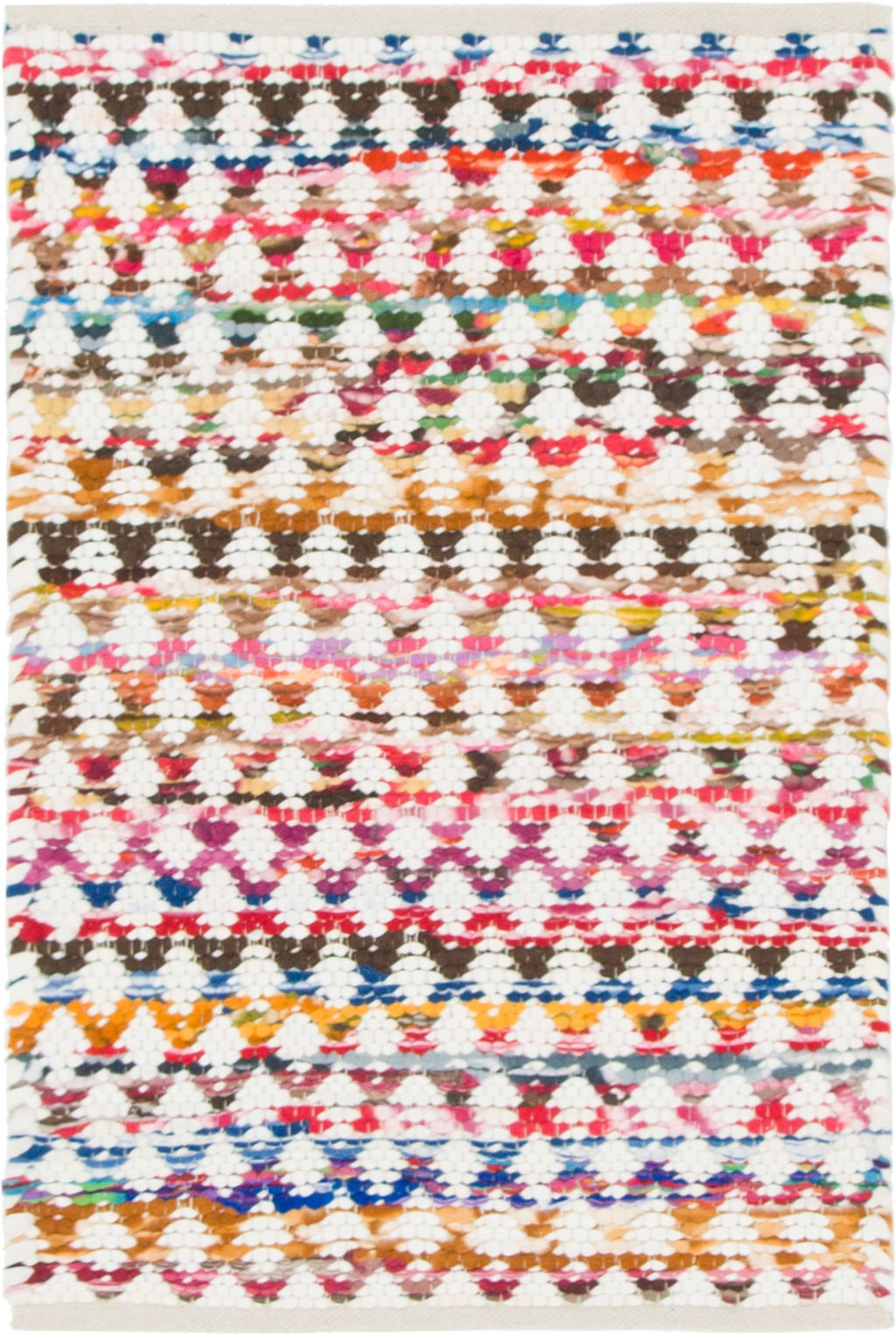 Preview image for Unique Loom Trellis Braided Chindi Rug, 2' 0 X 3' 0